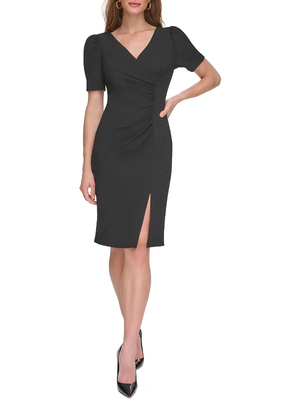 Price Drop Womens Sequined Above Knee Sheath Dress
