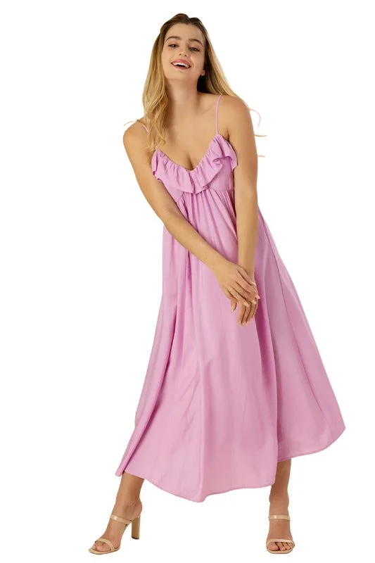 Major Savings Maxi dress with ruffles