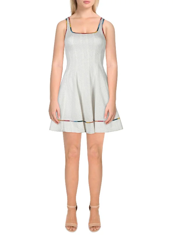 Special Promotion Womens Cotton Embroidered Mini Dress