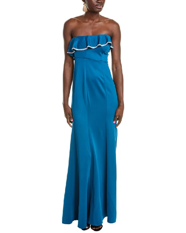 Special Savings Rene Ruiz One-Shoulder Gown