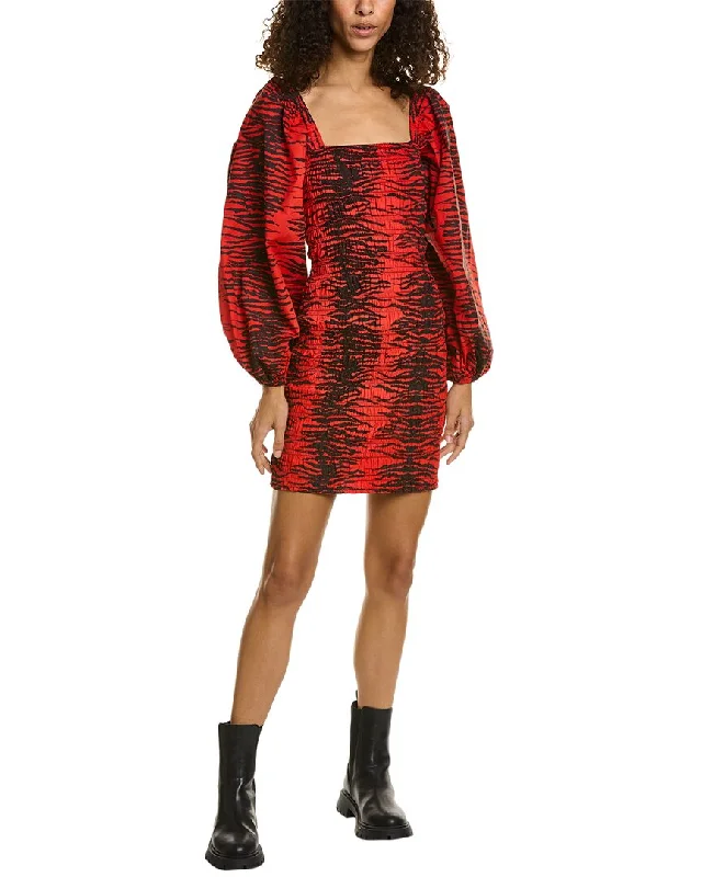Today Only GANNI Smocked Mini Dress