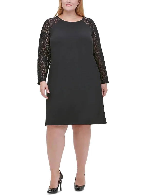 Amazing Deals Plus Womens Wedding Midi Shift Dress