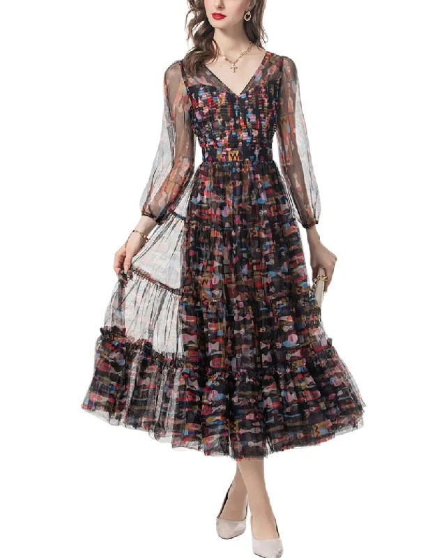 Overstock BURRYCO Midi Dress