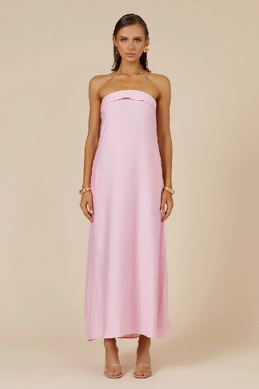 Major Savings SAPHIRA MAXI DRESS - BUBBLEGUM