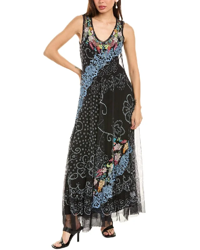 Mega Sale Johnny Was Swing Lace Mesh Dress