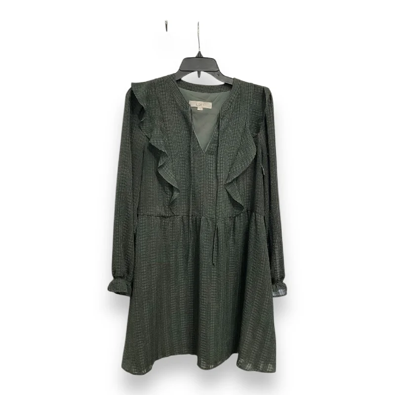 Special Price Dress Casual Midi By Loft In Green, Size: M