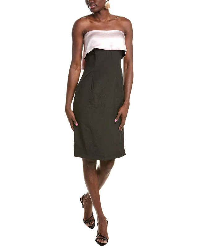 Exclusive Savings Rene Ruiz Strapless Mikado & Crepe Cocktail Dress