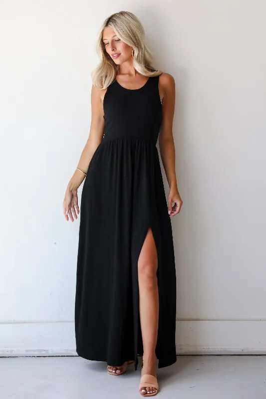 Online Exclusive FINAL SALE - Ideal Choice Knit Maxi Dress