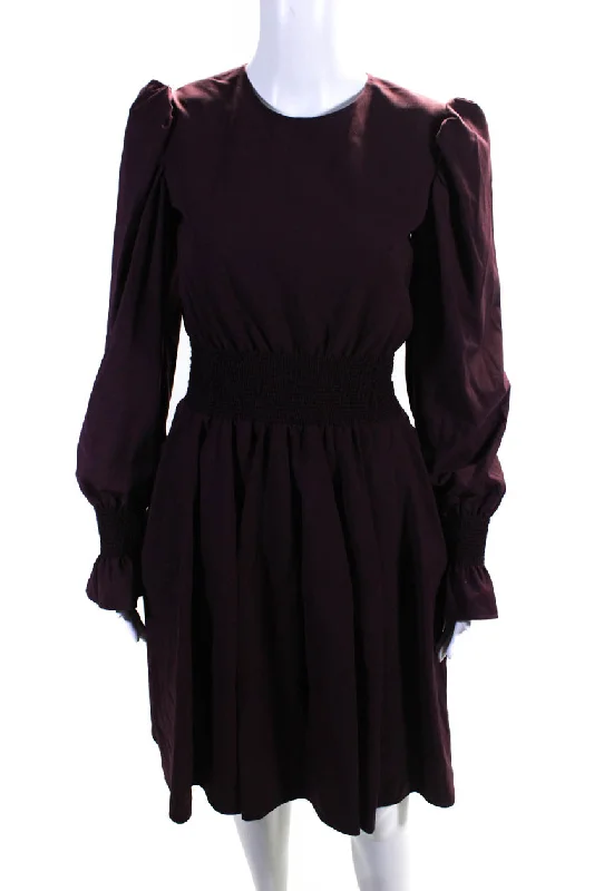 Best Seller Adeam Womens Camellia Dress Burgundy