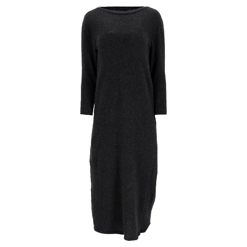 Can't Miss Isabel Marant Midi Dress in Grey Wool