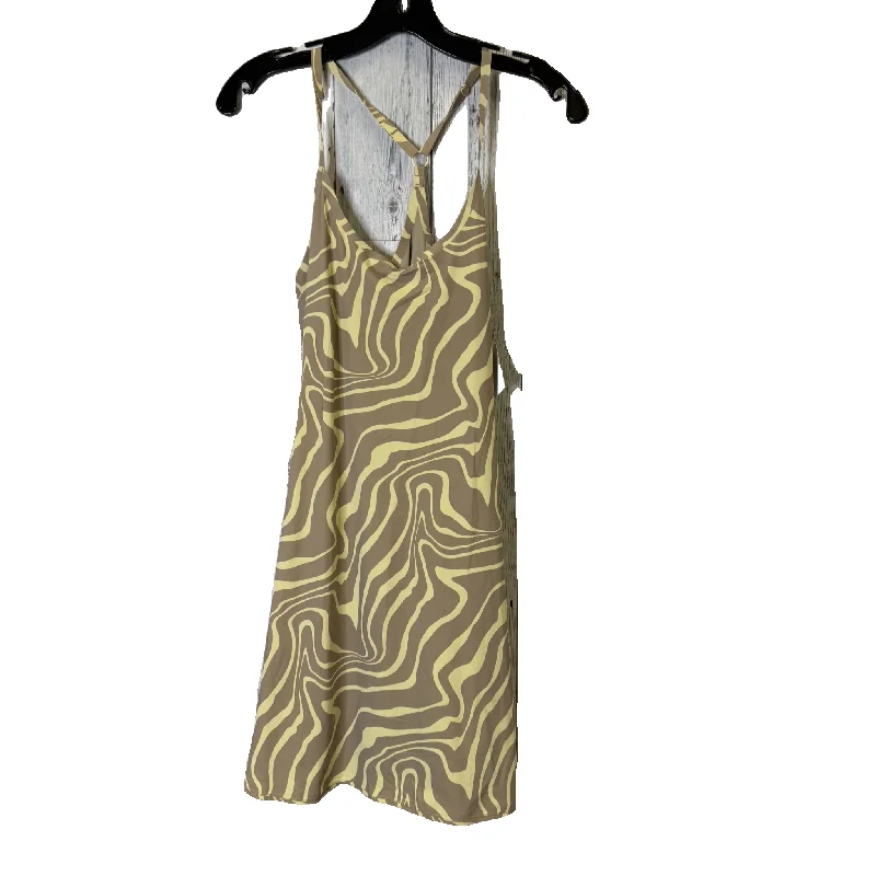 Grand Opening Sale Athletic Dress By Outdoor Voices In Brown & Yellow, Size: M