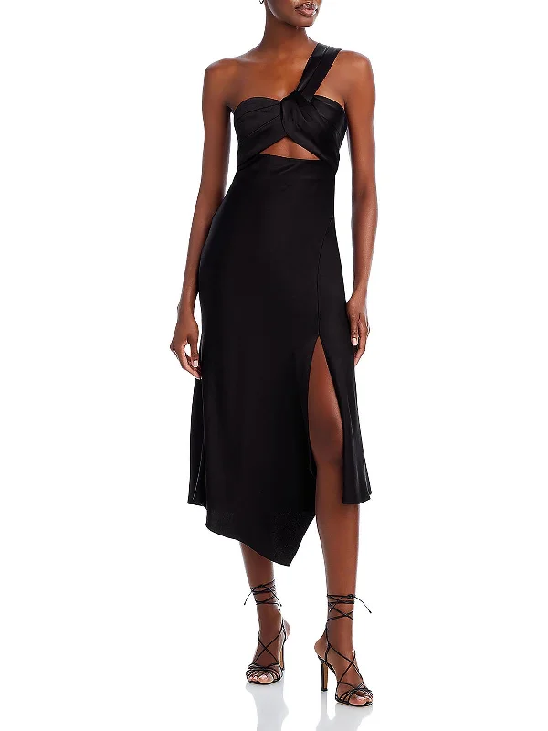 Unmissable Offer Womens Cut-Out One Shoulder Cocktail And Party Dress