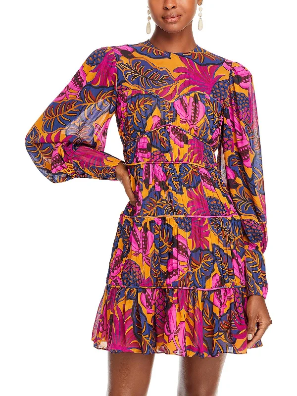 Buy Now Womens Printed Short Mini Dress