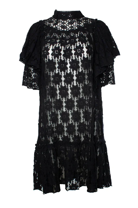 Instant Discount black lace dress