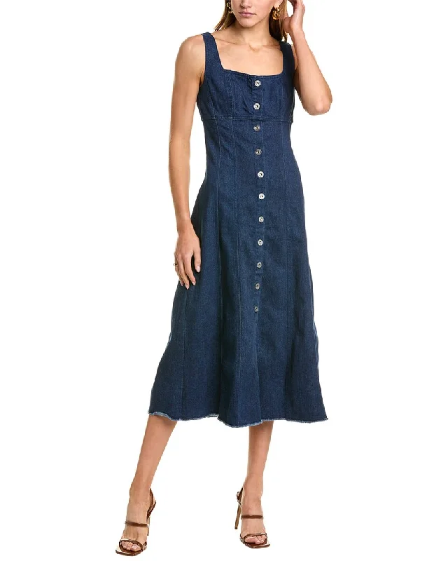 Big Discounts French Connection Arywode Denim Midi Dress