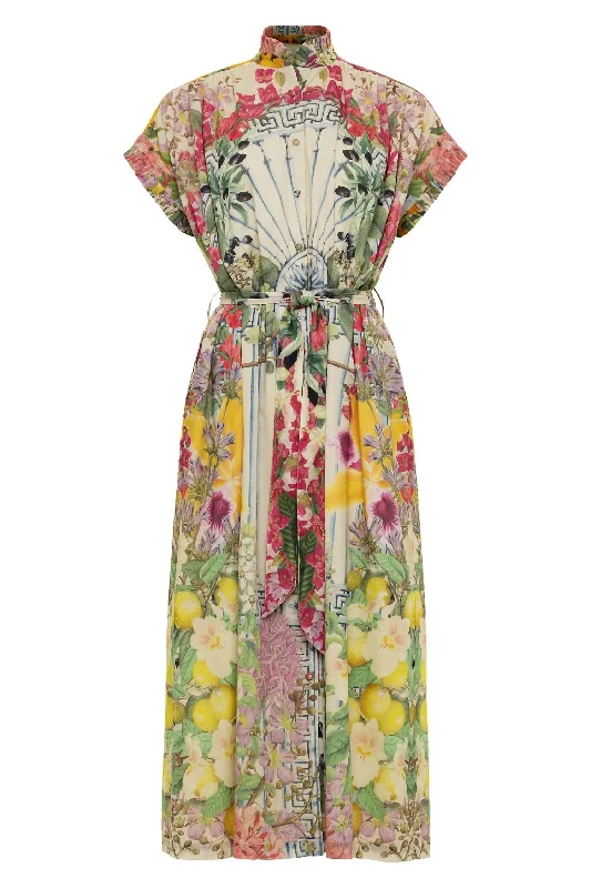 Limited Stock Women's Valerie Dress In Floral Greek
