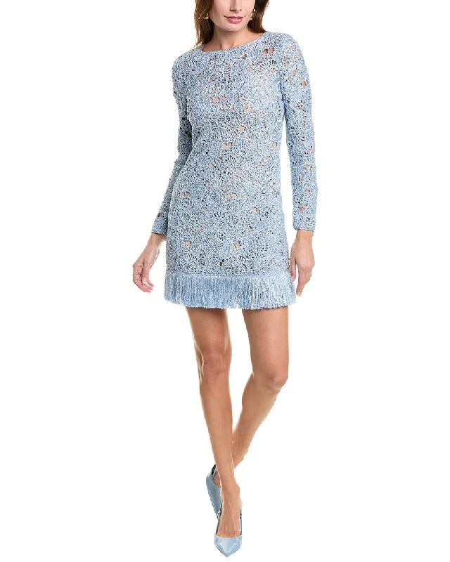 Must-Have Deals Oscar de la Renta Birdsnest Crochet Shift Dress