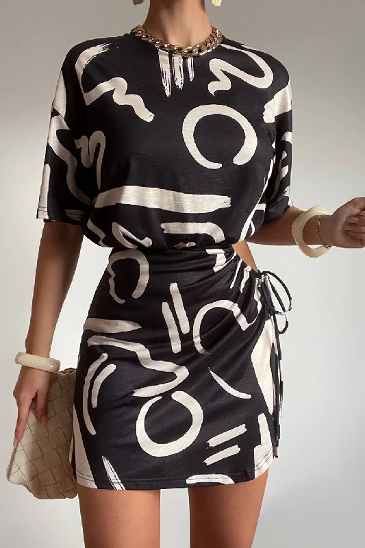 Limited Time Discount SIMONA MINI DRESS - YORK BLACK