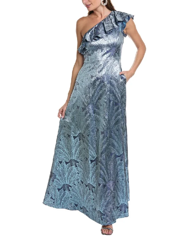 Inventory Reduction Aidan Mattox One-Shoulder Ball Gown