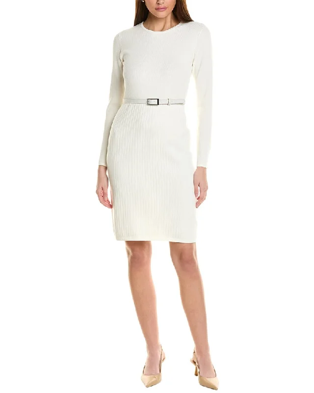 Exclusive Offers St. John Mixed Rib Dress