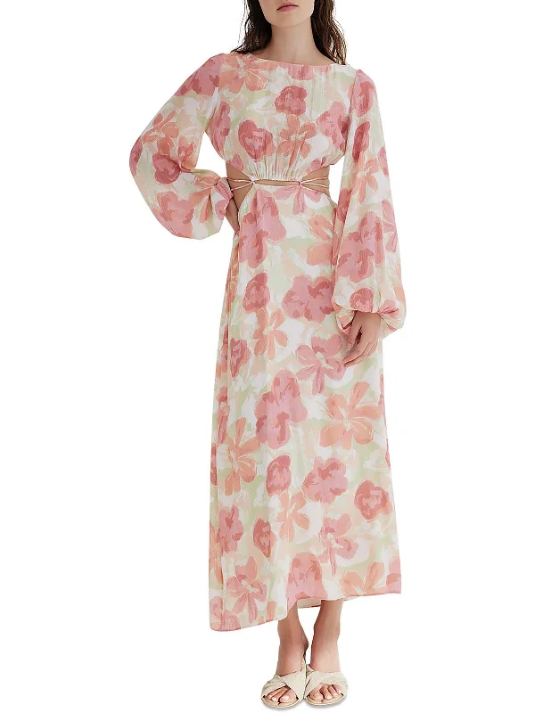 Buy More, Save More Womens Floral Long Maxi Dress