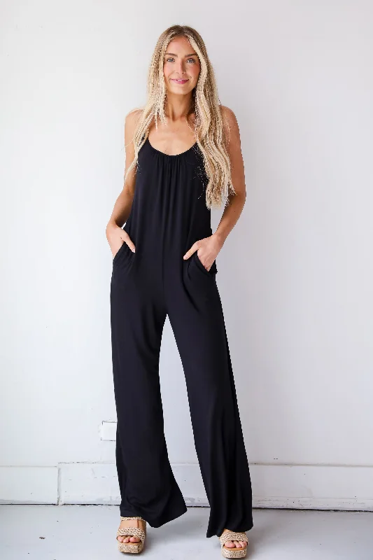 Massive Deals Exceptional Choice Black Jumpsuit - DU DEAL