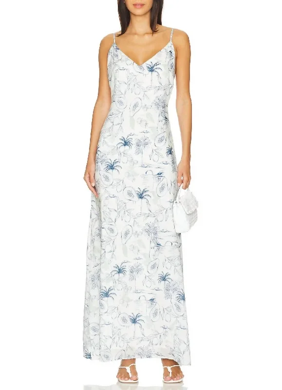 Seasonal Clearance Pomelo Maxi Dress In White