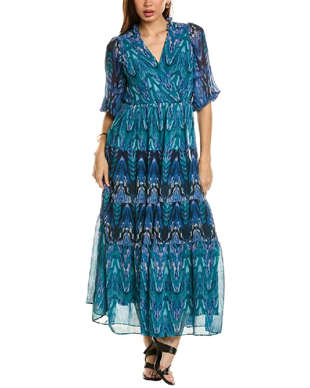 Value Deals Maison Tara Chiffon Midi Dress