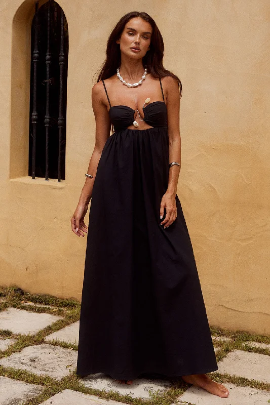 Price Meltdown TANALA MAXI DRESS - BLACK