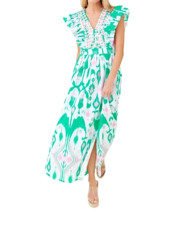 Super Savings Stacey Dress In Worth Avenue Ikat