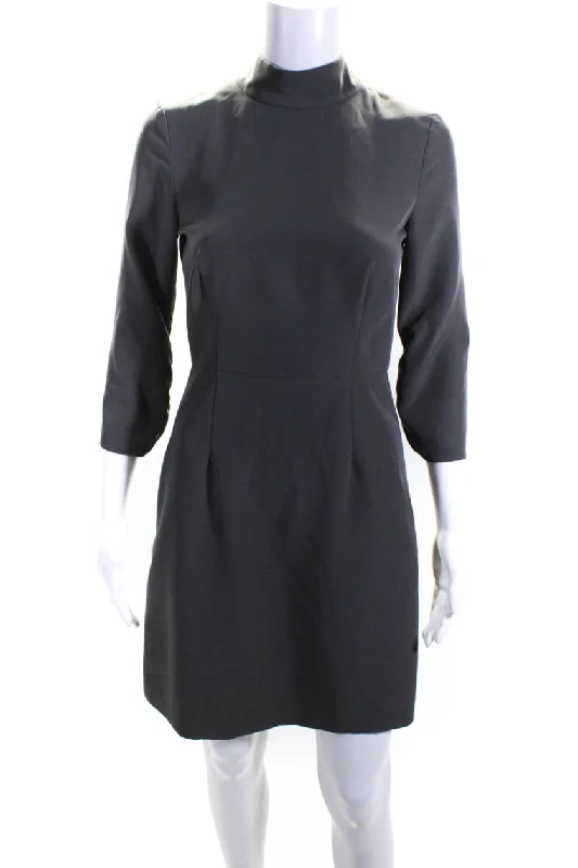 Special Promotion Milly Womens Grey Charcoal Kendall Dress