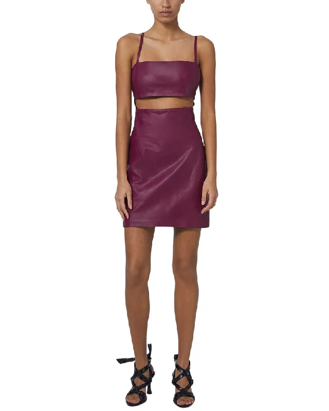 Must-Have Deals IRO Tabata Leather Mini Dress
