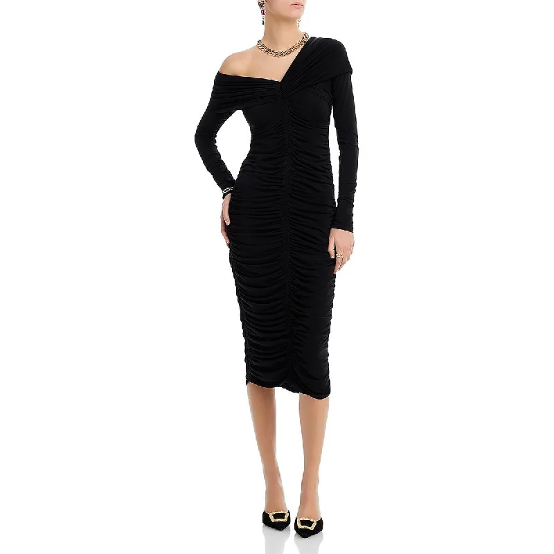 Warehouse Sale Marie Womens Long Sleeve Midi Cocktail And Party Dress