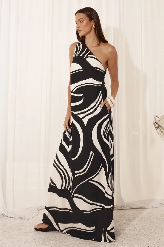 Great Bargains KATIKA MAXI DRESS - PANTINA BLACK