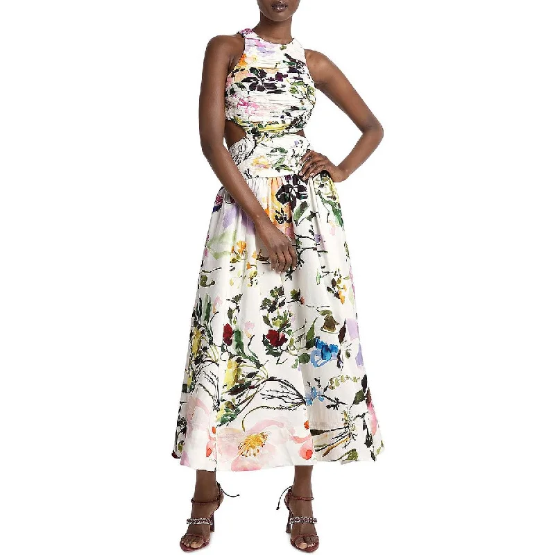 Time-Limited Offer Introspect Womens Pleated Long Maxi Dress
