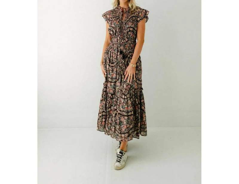Massive Deals Indira Ankle Dress In Davina